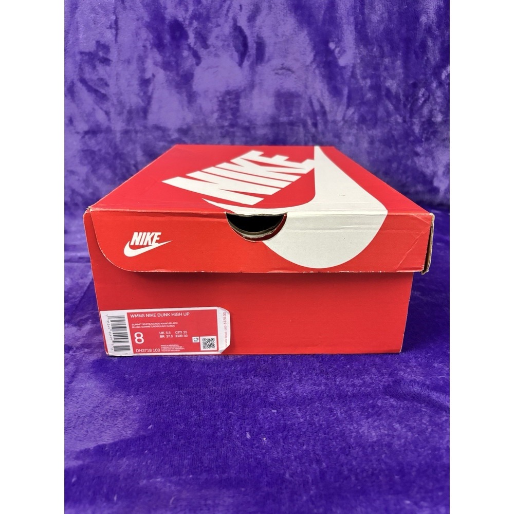 🫒 Nike Dunk High Up Rebel Cargo Khaki 2021 - SZ 8 Womens / 6.5 Mens - Picture 7 of 7